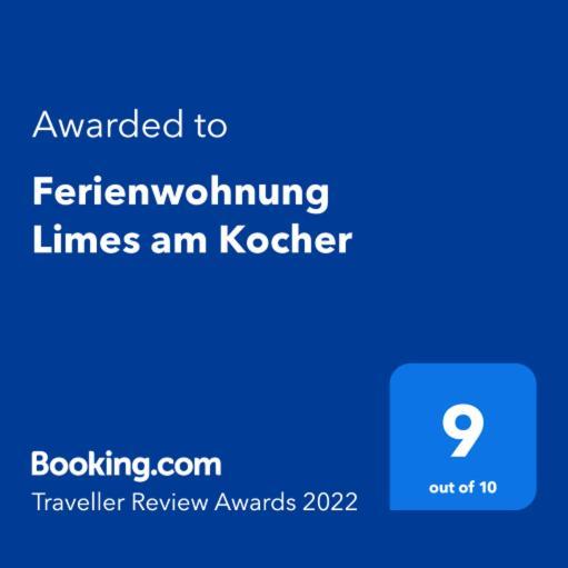 Ferienwohnung Limes Am Kocher Huttlingen ภายนอก รูปภาพ